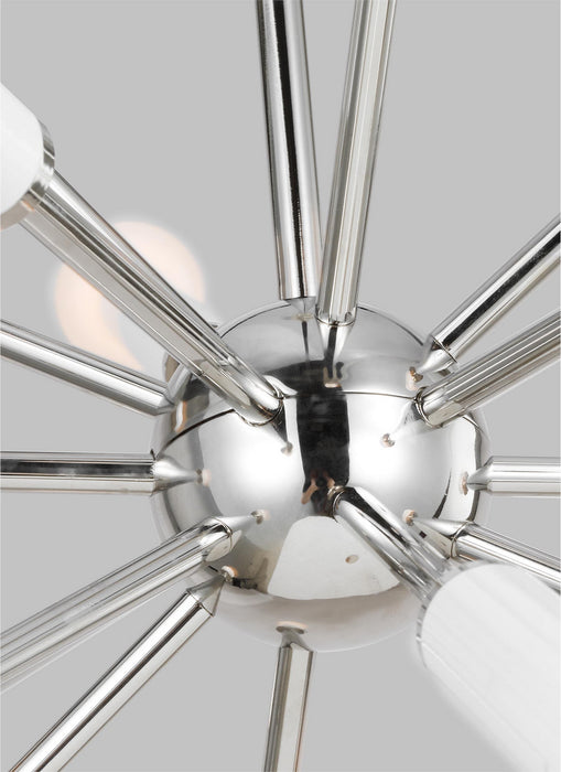 Visual Comfort Studio KSC10518PNGW 18 Light Chandelier, Polished Nickel