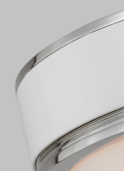 Visual Comfort Studio KSF1061PNGW LED Flush Mount, Polished Nickel