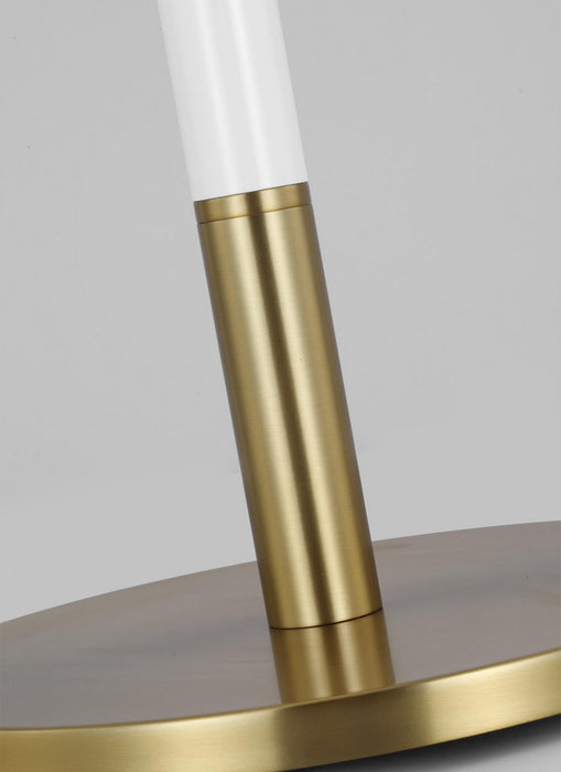 Visual Comfort Studio KST1041BBSGW1 One Light Table Lamp, Burnished Brass
