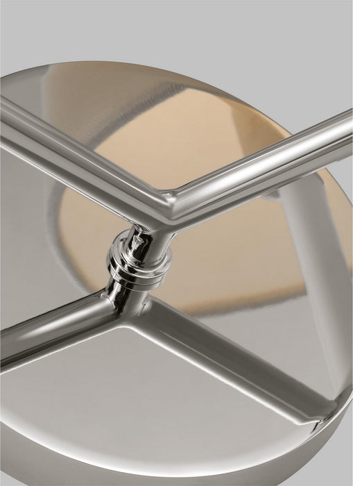 Visual Comfort Studio KSW1102PNGW Two Light Wall Sconce, Polished Nickel