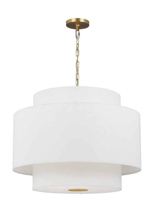 Visual Comfort Studio KSP1043BBS Three Light Pendant, Burnished Brass
