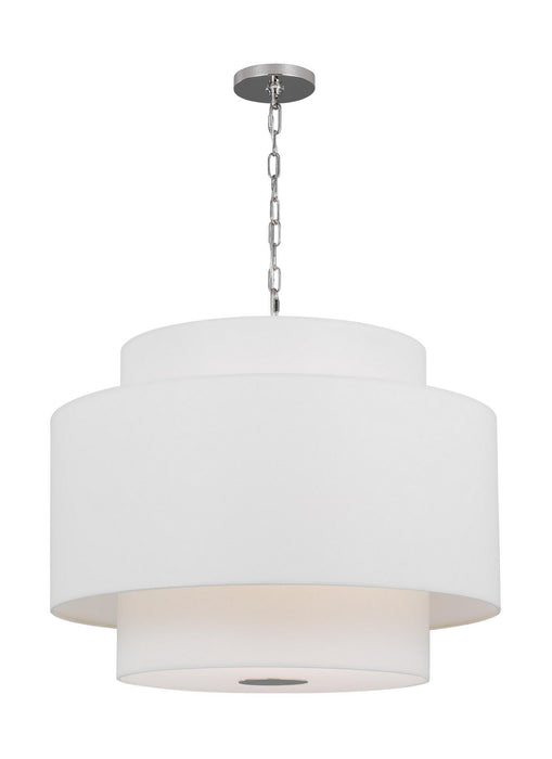 Visual Comfort Studio KSP1043PN Three Light Pendant, Polished Nickel