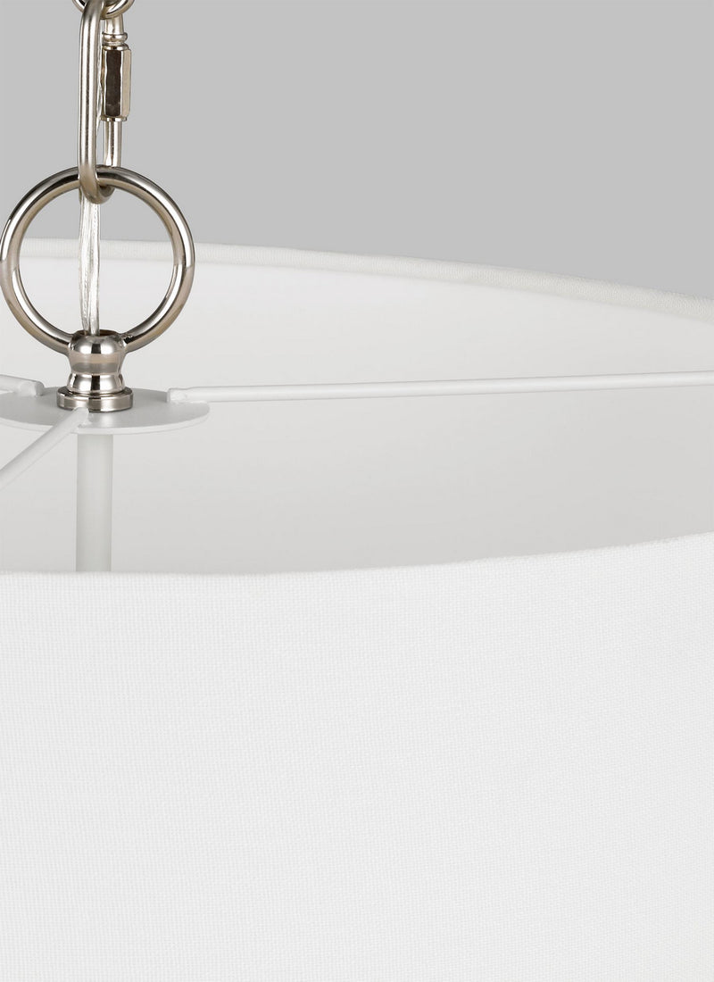 Visual Comfort Studio KSP1043PN Three Light Pendant, Polished Nickel