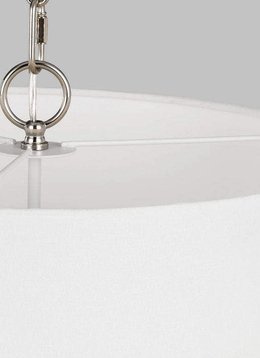 Visual Comfort Studio KSP1043PN Three Light Pendant, Polished Nickel