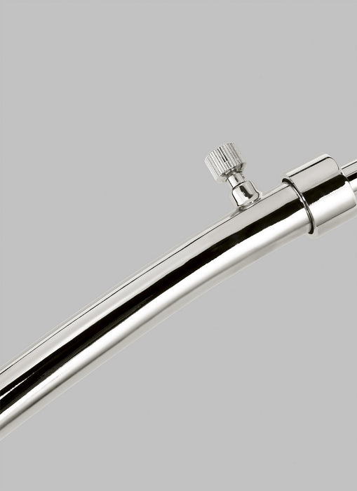 Visual Comfort Studio KST1031PN1 One Light Floor Lamp, Polished Nickel