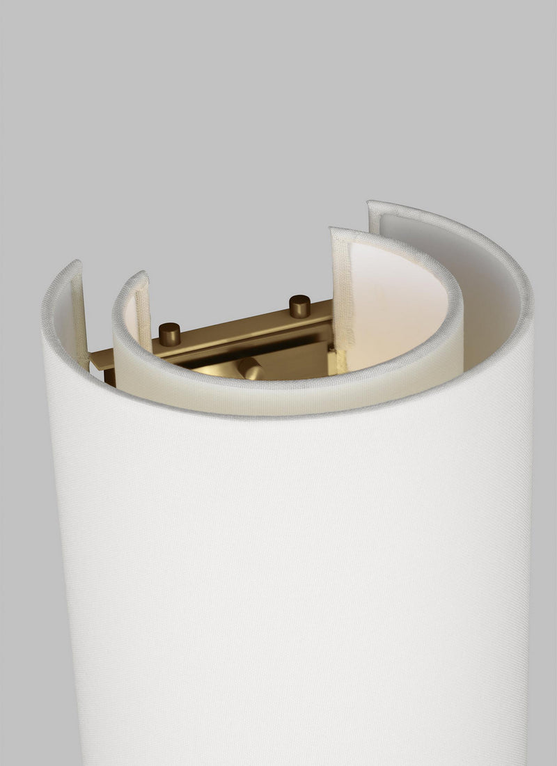 Visual Comfort Studio KSW1042BBS Two Light Wall Sconce, Burnished Brass