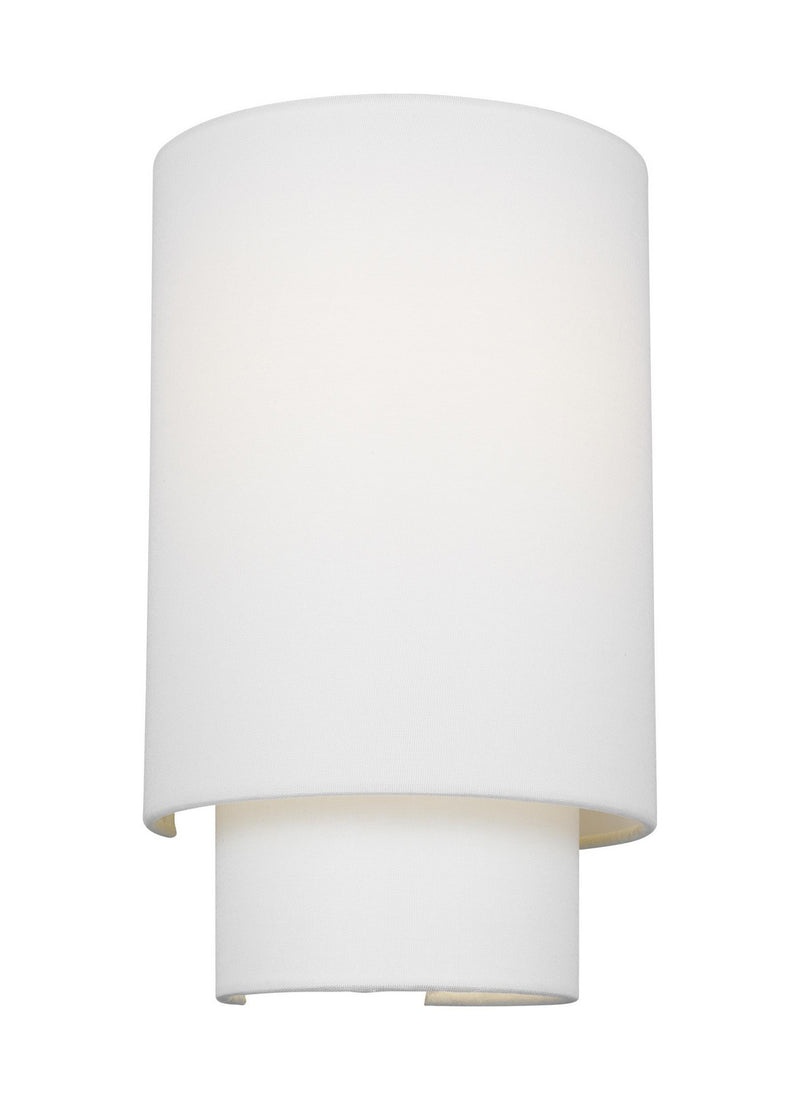 Visual Comfort Studio KSW1042PN Two Light Wall Sconce, Polished Nickel