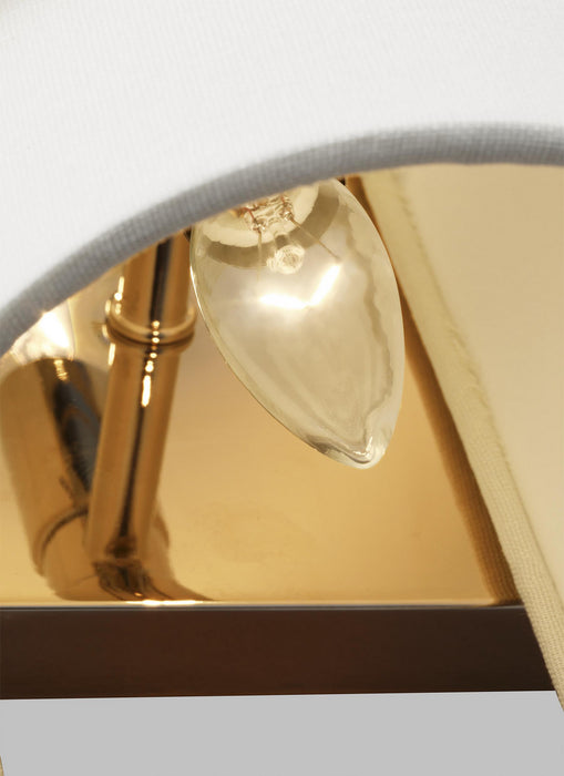 Visual Comfort Studio KSW1042PN Two Light Wall Sconce, Polished Nickel