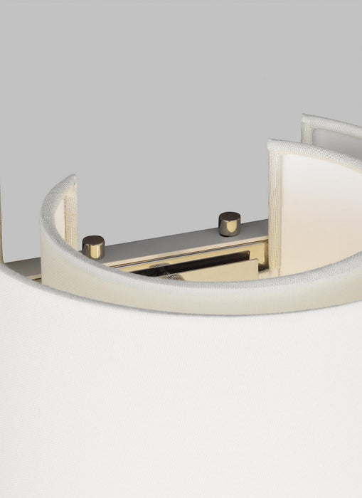Visual Comfort Studio KSW1042PN Two Light Wall Sconce, Polished Nickel