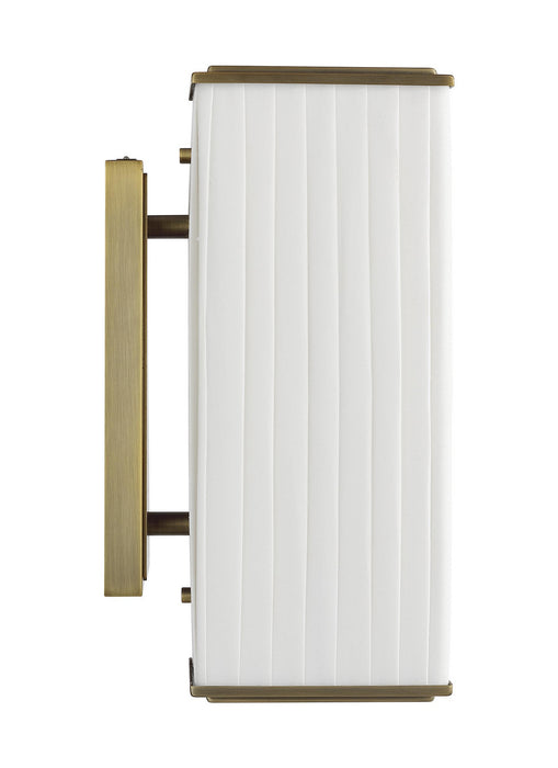 Visual Comfort Studio LW1071TWB One Light Wall Sconce, Time Worn Brass