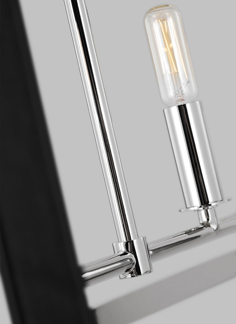 Visual Comfort Studio LC1165PN Five Light Chandelier, Polished Nickel