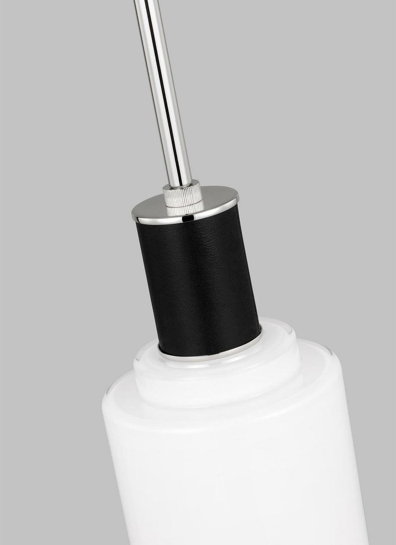 Visual Comfort Studio LP1071PNMG One Light Pendant, Polished Nickel