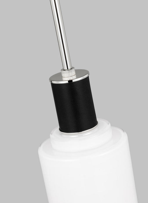 Visual Comfort Studio LP1071PNMG One Light Pendant, Polished Nickel