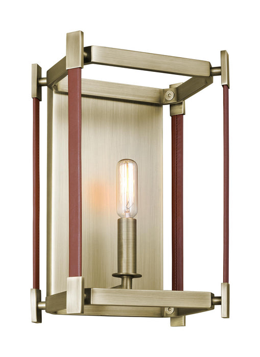 Visual Comfort Studio LW1061TWB One Light Wall Sconce, Time Worn Brass