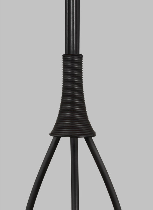 Visual Comfort Studio LT1171AI1 One Light Buffet Lamp, Aged Iron