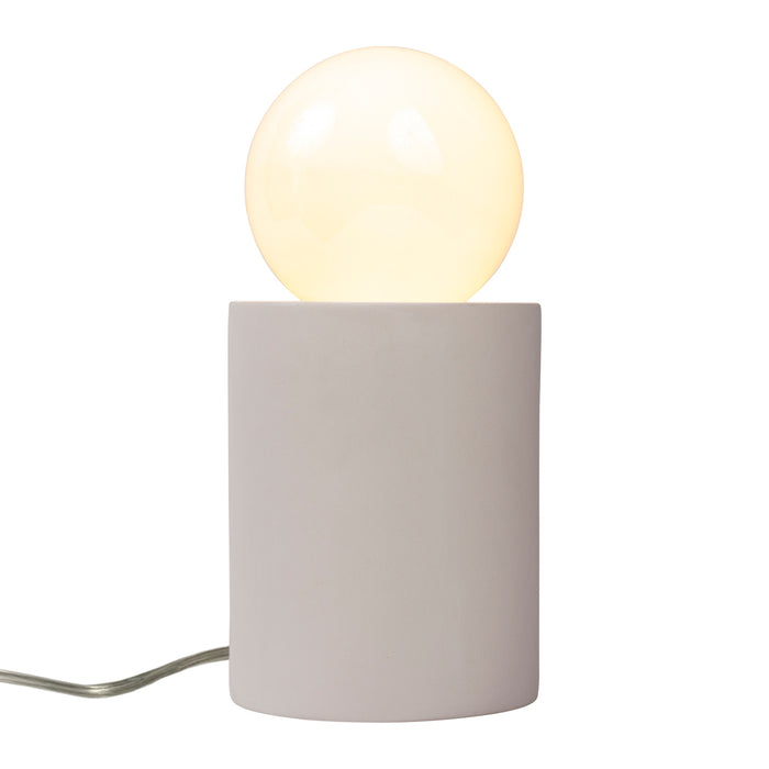 Justice Designs CER-2460-BIS One Light Portable, Bisque