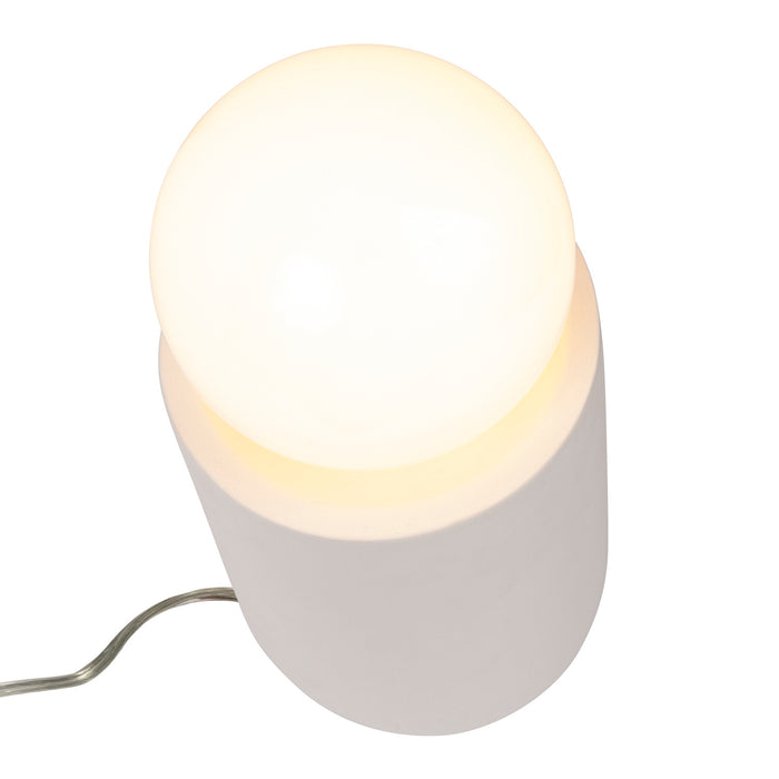Justice Designs CER-2460-BIS One Light Portable, Bisque