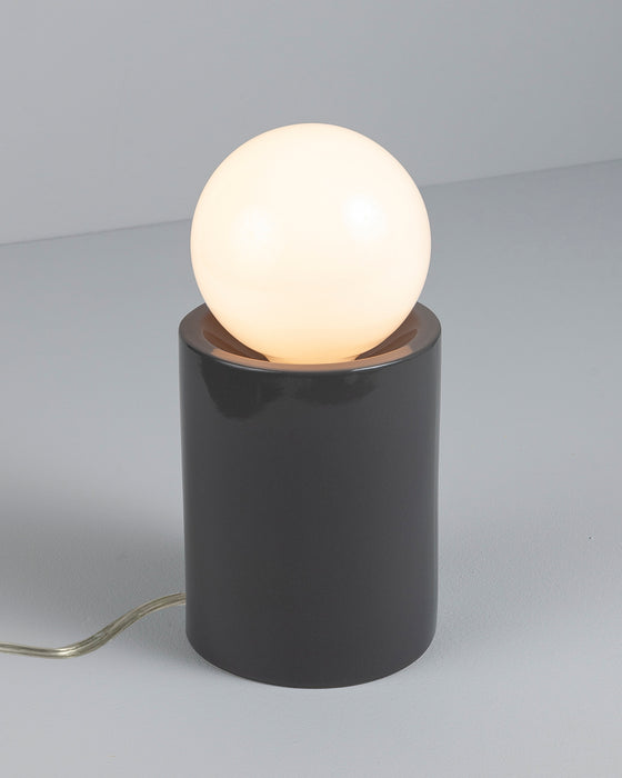 Justice Designs CER-2460-GRY One Light Portable, Gloss Grey