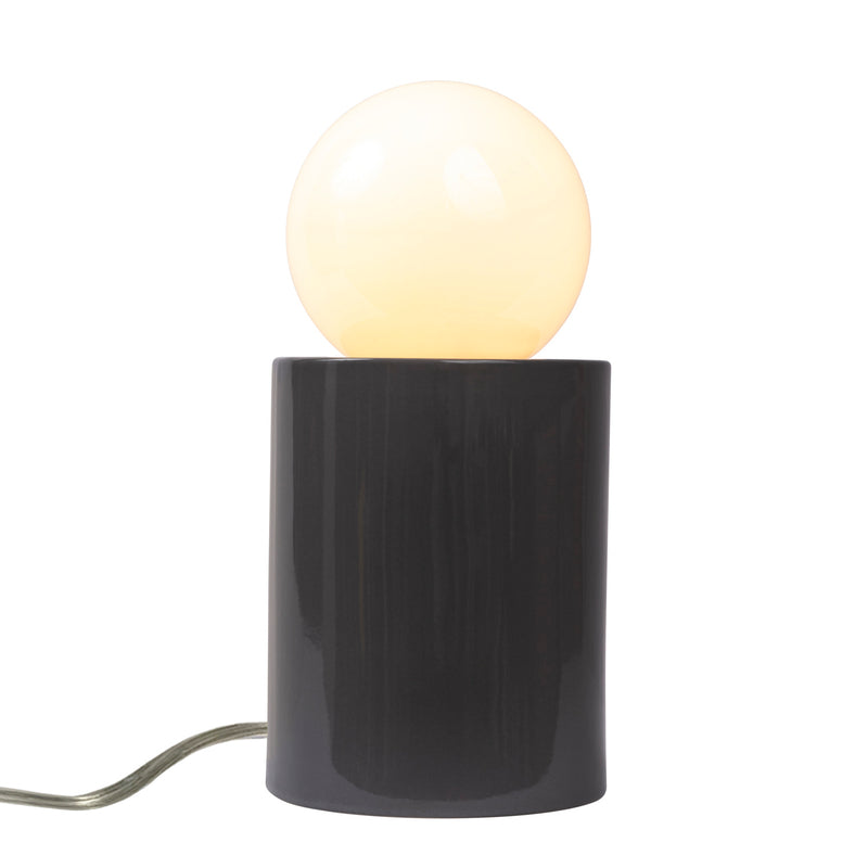 Justice Designs CER-2460-GRY One Light Portable, Gloss Grey