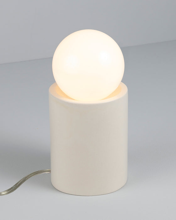 Justice Designs CER-2460-MAT One Light Portable, Matte White