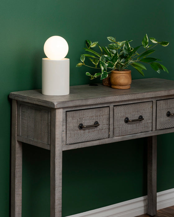 Justice Designs CER-2460-MAT One Light Portable, Matte White