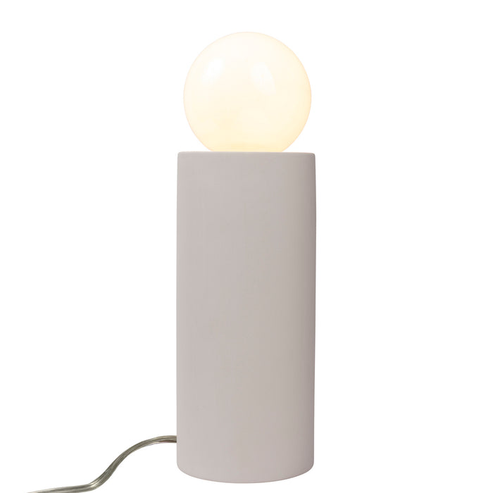 Justice Designs CER-2465-BIS One Light Portable, Bisque