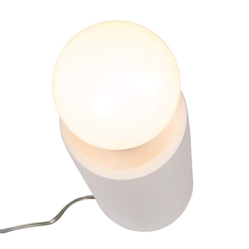 Justice Designs CER-2465-BIS One Light Portable, Bisque