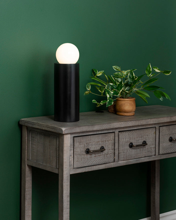 Justice Designs CER-2465-CRB One Light Portable, Carbon - Matte Black