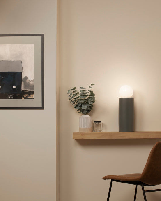 Justice Designs CER-2465-PWGN One Light Portable, Pewter Green