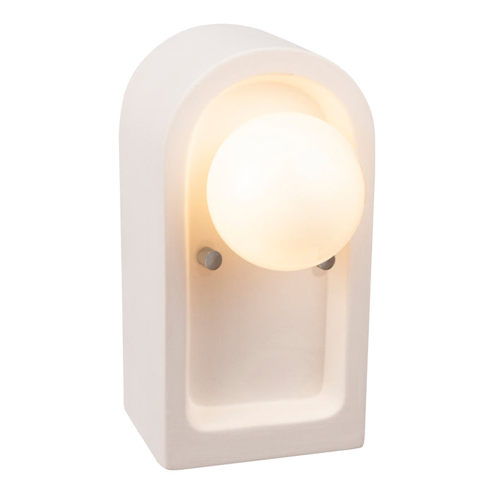 Justice Designs CER-3010-BIS One Light Wall Sconce, Bisque