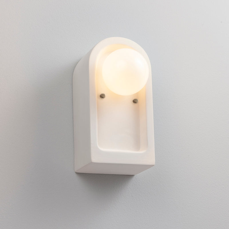Justice Designs CER-3010-BIS One Light Wall Sconce, Bisque
