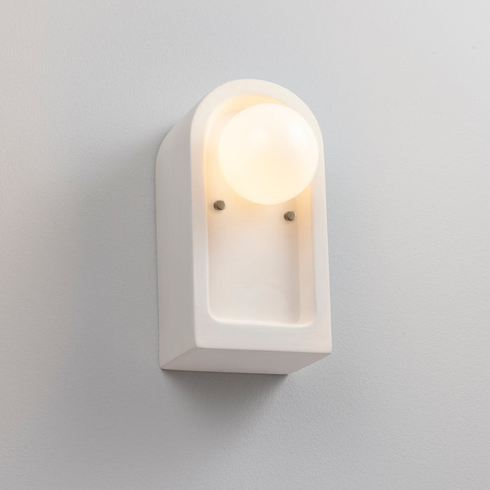 Justice Designs CER-3010-BIS One Light Wall Sconce, Bisque