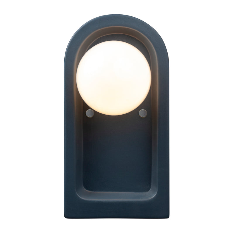 Justice Designs CER-3010-MID One Light Wall Sconce, Midnight Sky