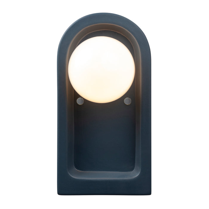 Justice Designs CER-3010-MID One Light Wall Sconce, Midnight Sky