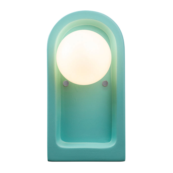 Justice Designs CER-3010-RFPL One Light Wall Sconce, Reflecting Pool