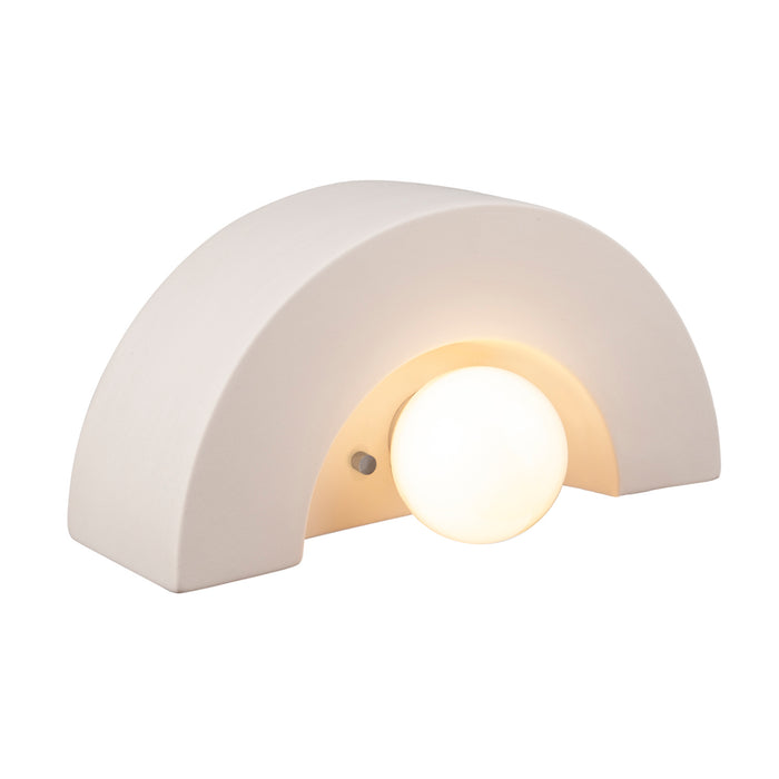 Justice Designs CER-3020-BIS One Light Wall Sconce, Bisque