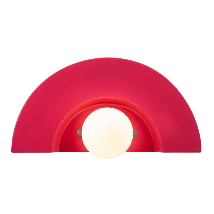 Justice Designs CER-3020-CRSE One Light Wall Sconce, Cerise