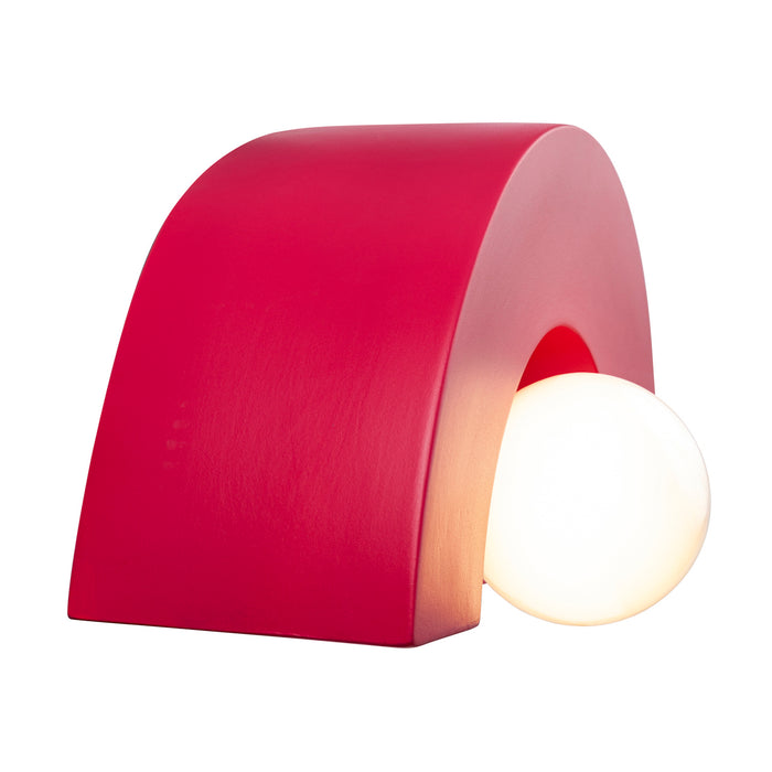 Justice Designs CER-3020-CRSE One Light Wall Sconce, Cerise