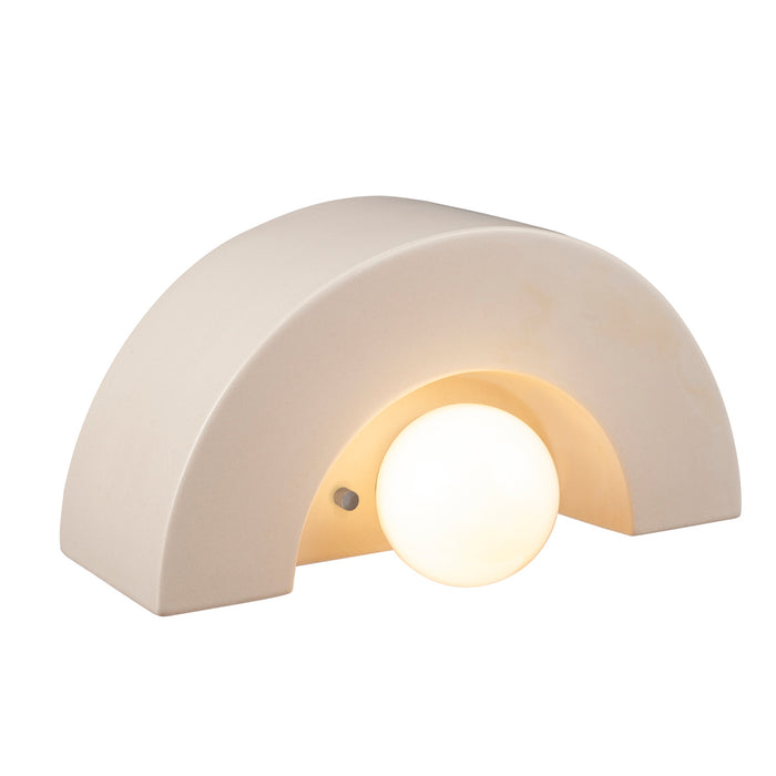 Justice Designs CER-3020-MAT One Light Wall Sconce, Matte White