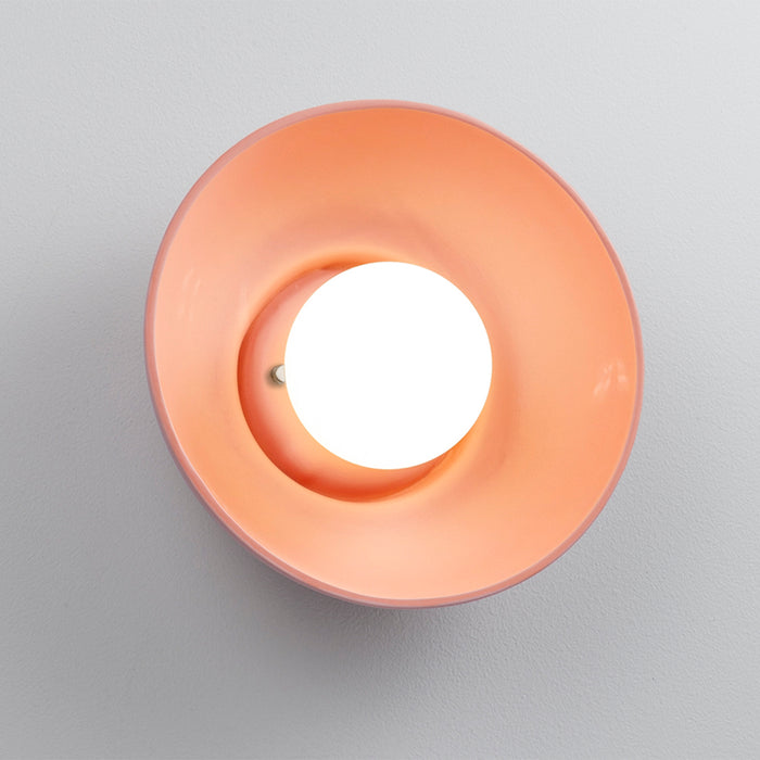 Justice Designs CER-3030-BSH Wall Sconce, Gloss Blush