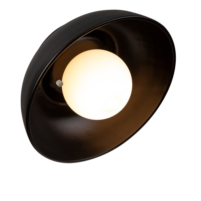 Justice Designs CER-3030-CRB Wall Sconce, Carbon - Matte Black