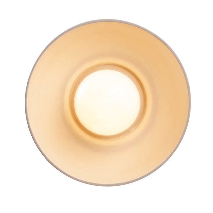 Justice Designs CER-3030-MAT Wall Sconce, Matte White