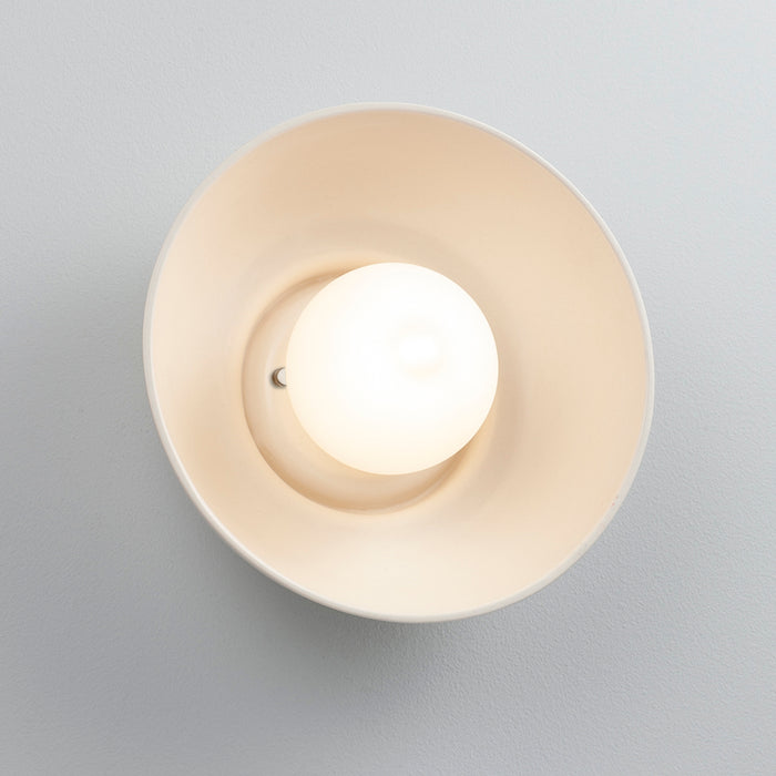 Justice Designs CER-3030-MAT Wall Sconce, Matte White