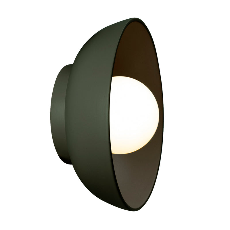Justice Designs CER-3030-PWGN Wall Sconce, Pewter Green