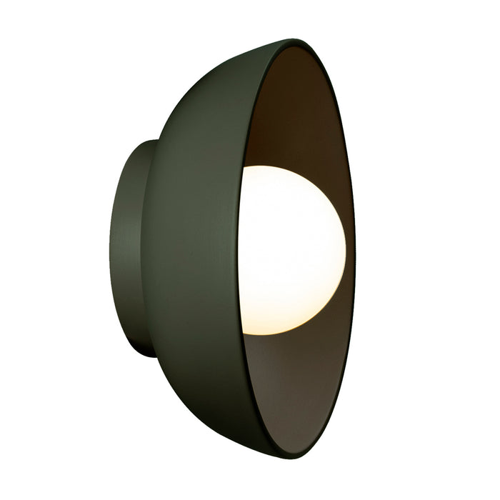 Justice Designs CER-3030-PWGN Wall Sconce, Pewter Green