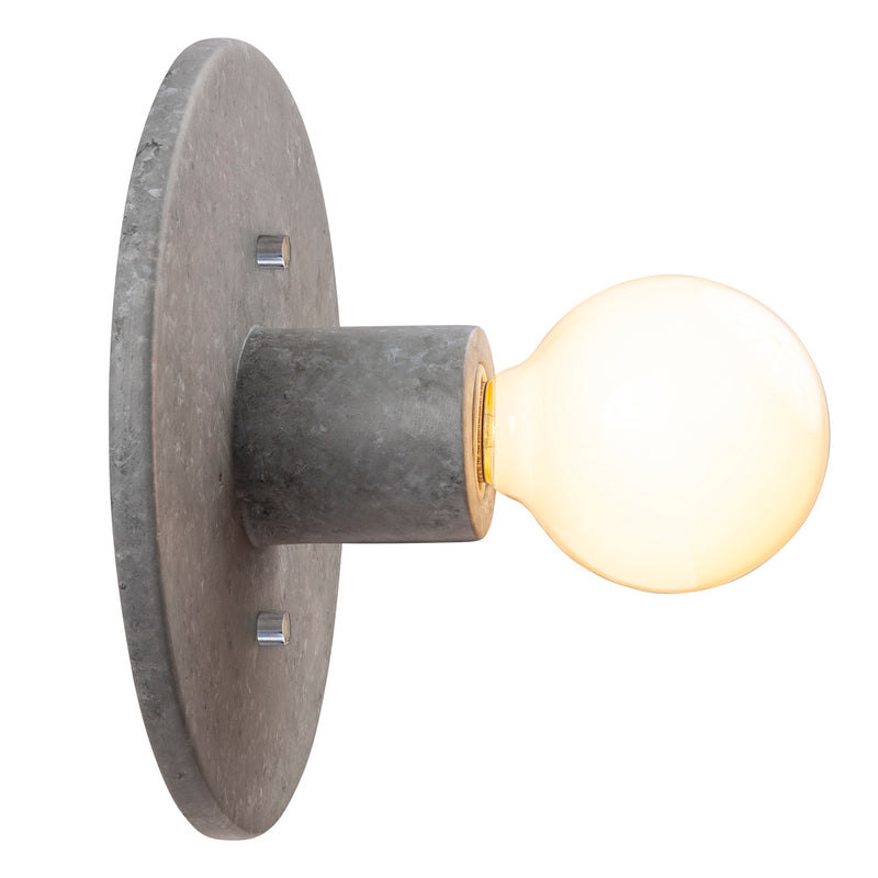 Justice Designs CER-6270-CONC One Light Wall Sconce, Concrete