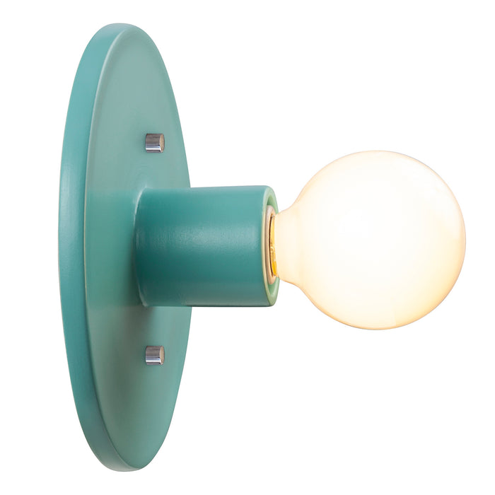 Justice Designs CER-6270-RFPL One Light Wall Sconce, Reflecting Pool