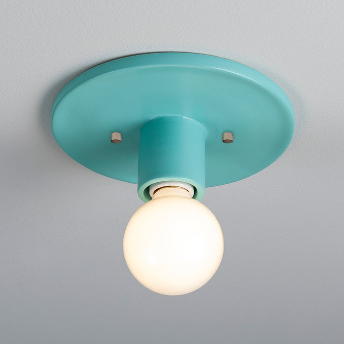 Justice Designs CER-6275-RFPL One Light Flush-Mount, Reflecting Pool