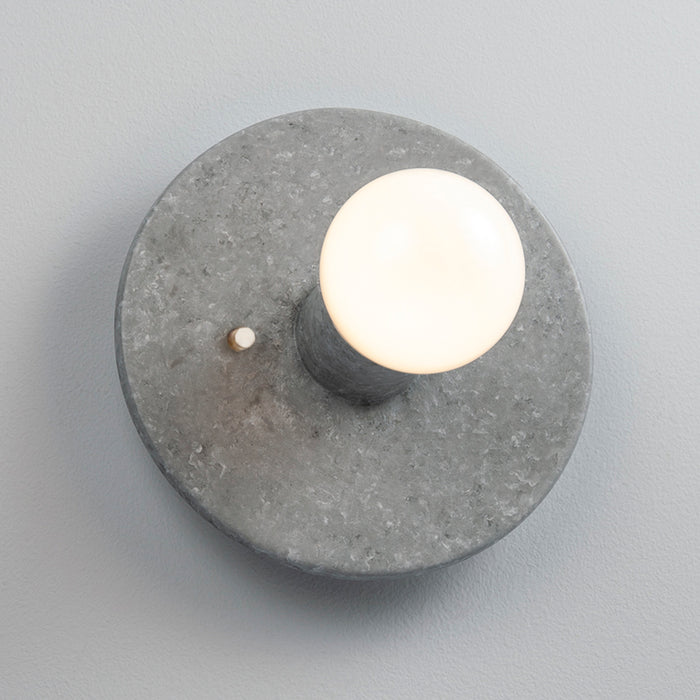 Justice Designs CER-6280-CONC One Light Wall Sconce, Concrete