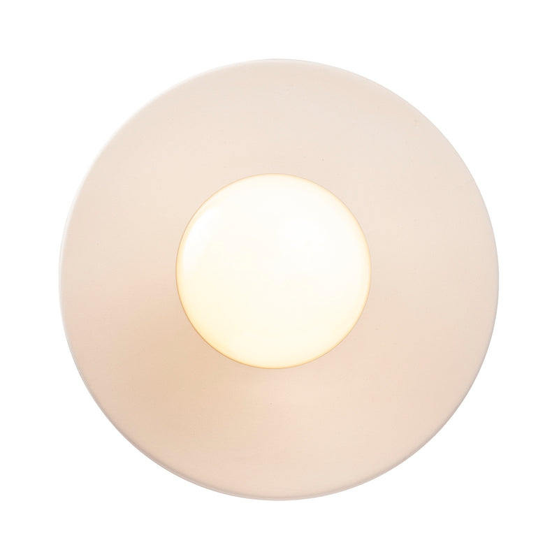 Justice Designs CER-6320-BIS-MBLK-BKCD One Light Pendant, Bisque